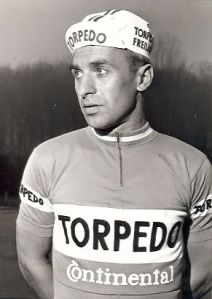 A photo of Dieter Wiedemann during his Torpedo racing days. Photo Source: http://www.siteducyclisme.net/coureurfiche.php?coureurid=27942 